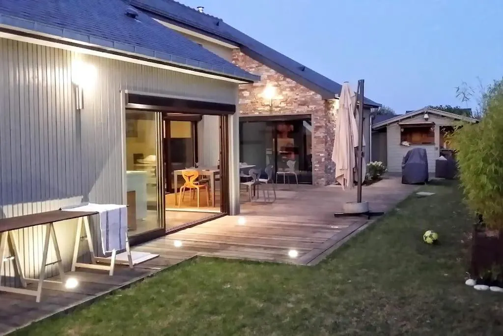 Luxueuse Villa, Piscine Interieure, Plage A 500M Saint-Coulomb