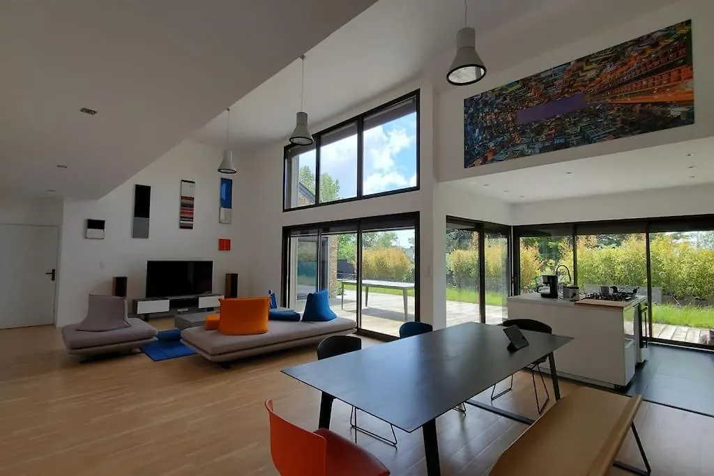 Luxueuse Villa, Piscine Interieure, Plage A 500M Saint-Coulomb